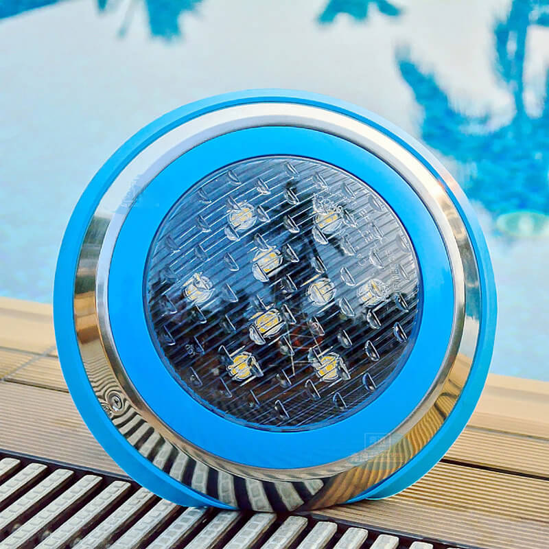 LED Swimming Pool Underwater Inground Pool Lights Stainless Steel Blue