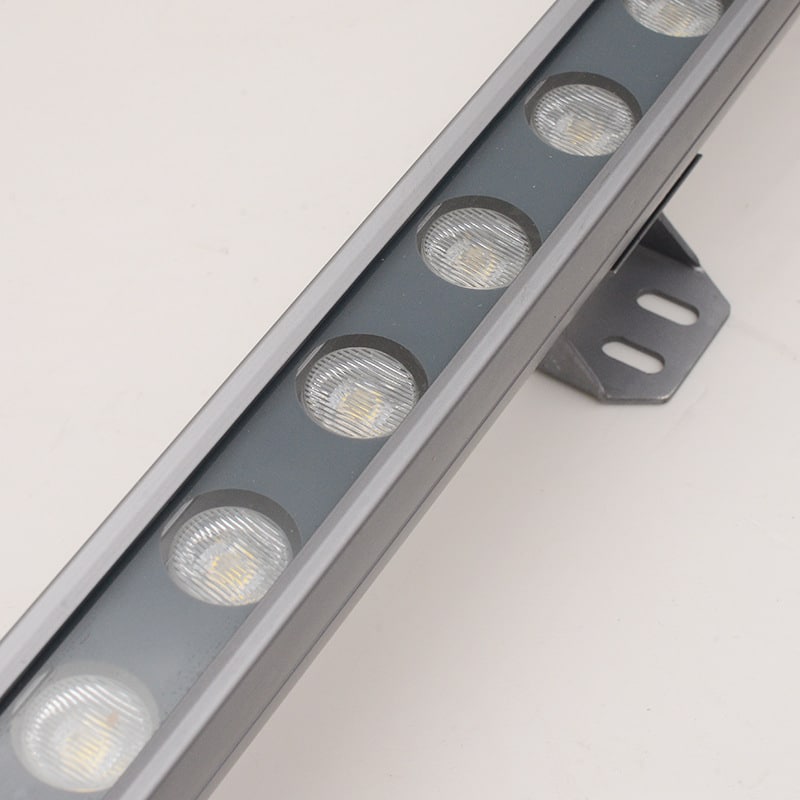 Outside IP65 Linear DMX RGB 36W Led Wall Washer Lights Recessed