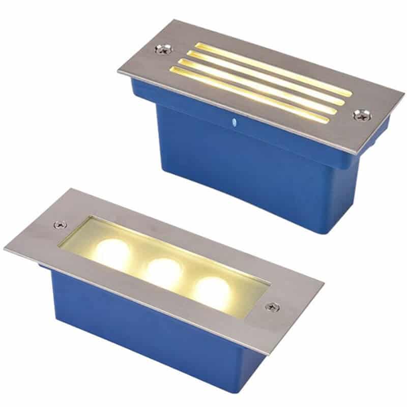 Silver Stainless Steel Low Voltage IP65 LED Outdoor Step Lights For Stair